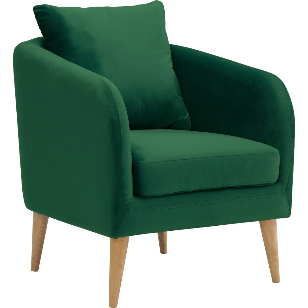 satterlee green accent chair   