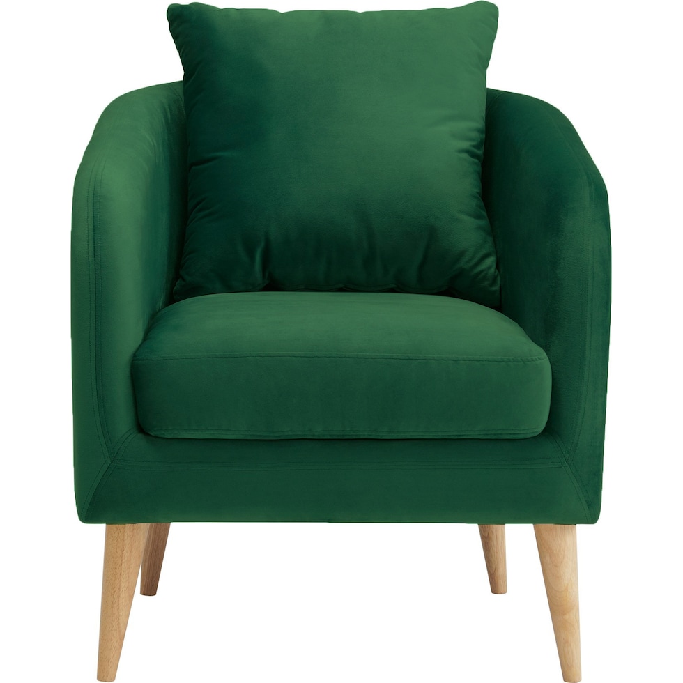 satterlee green accent chair   