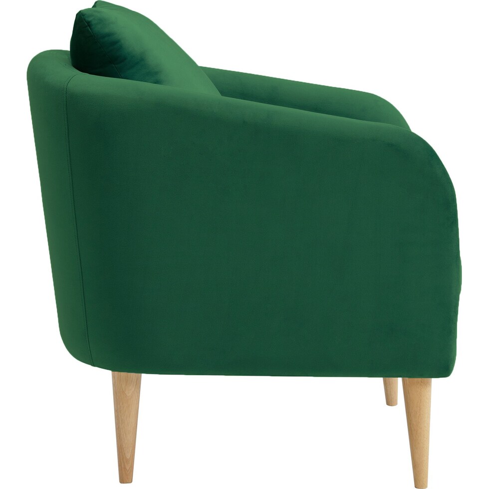 satterlee green accent chair   
