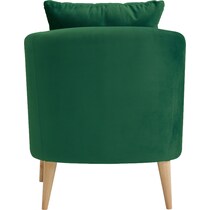 satterlee green accent chair   