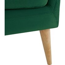 satterlee green accent chair   