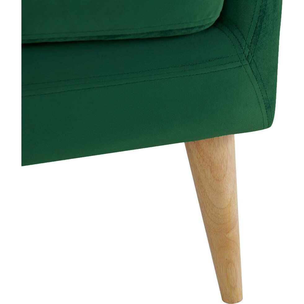 satterlee green accent chair   