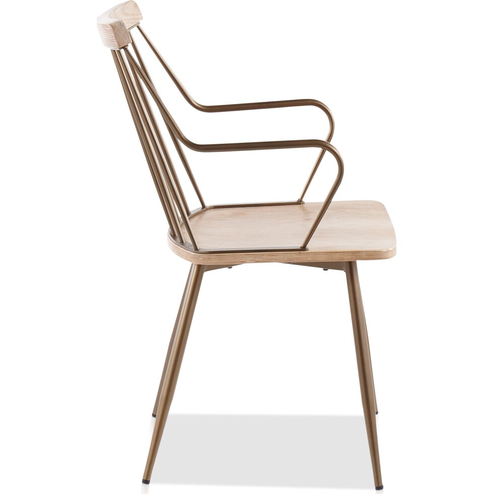 saul white dining chair   