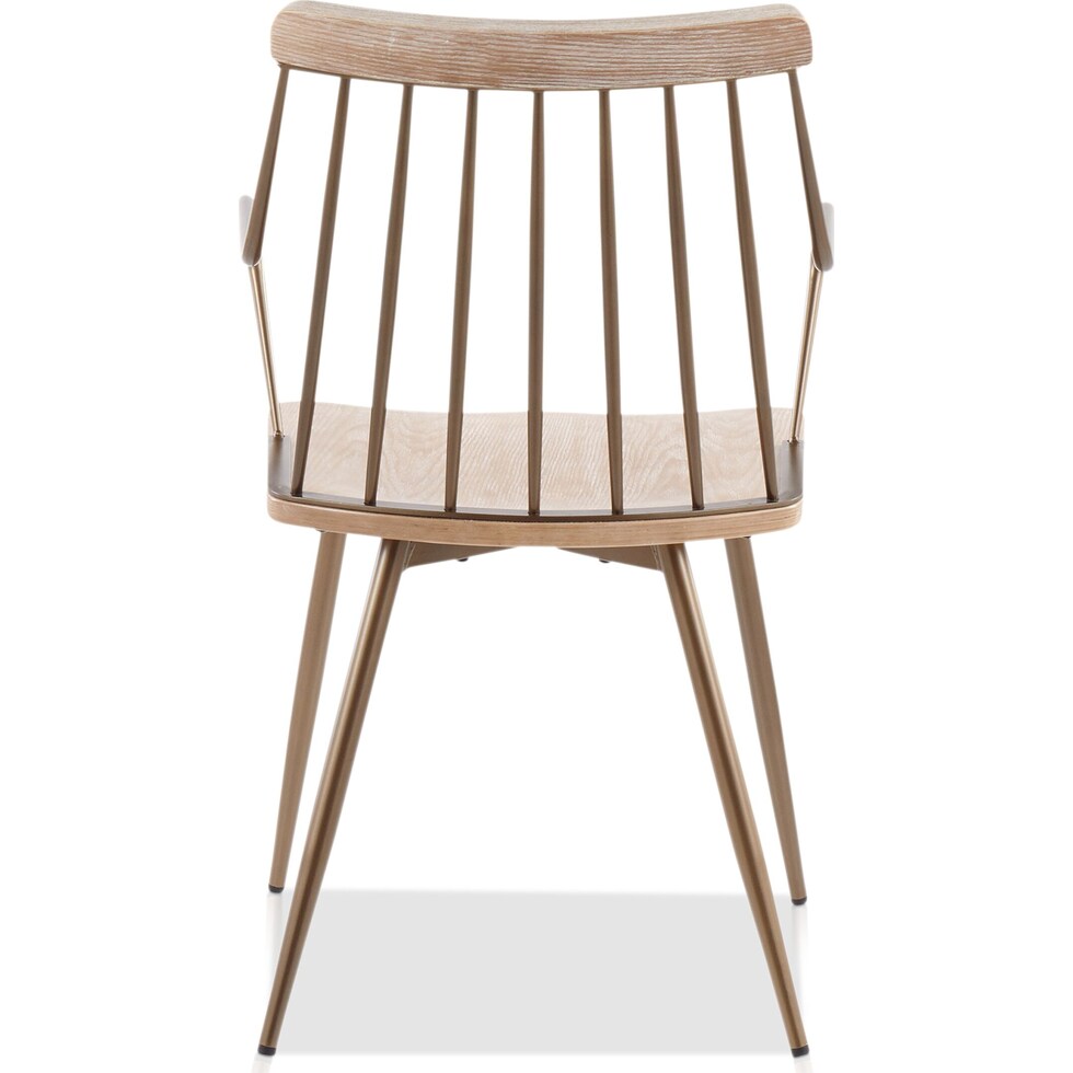 saul white dining chair   