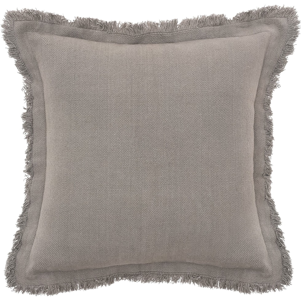 sawyer gray accent pillow   