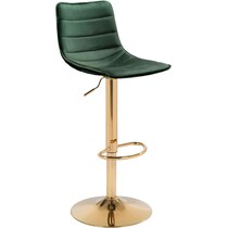 sawyer green gold bar stool   