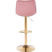 sawyer pink gold bar stool   
