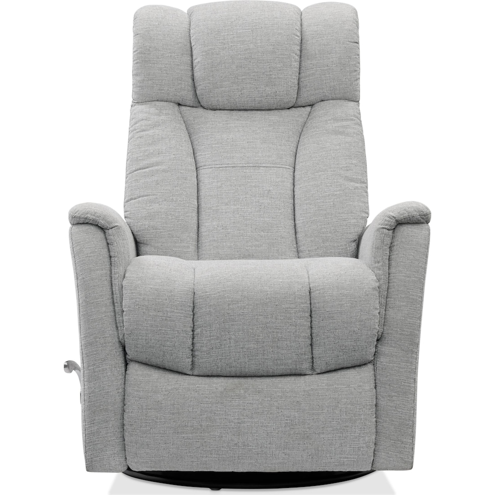 saxton gray swivel chair   