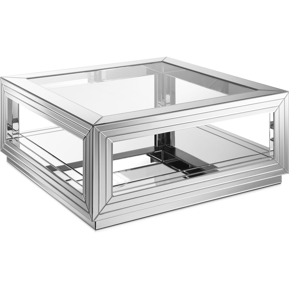 scarlett silver coffee table   