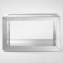 scarlett silver sofa table   
