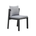 scottsdale gray outdoor dining chair   