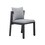 scottsdale gray outdoor dining chair   
