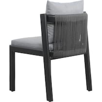 scottsdale gray outdoor dining chair   