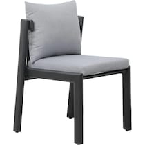 scottsdale gray outdoor dining chair   