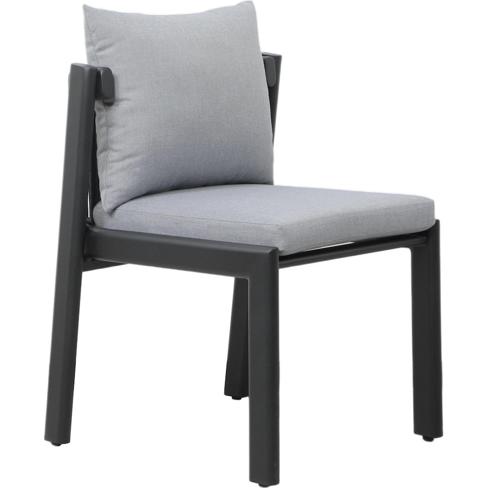 scottsdale gray outdoor dining chair   