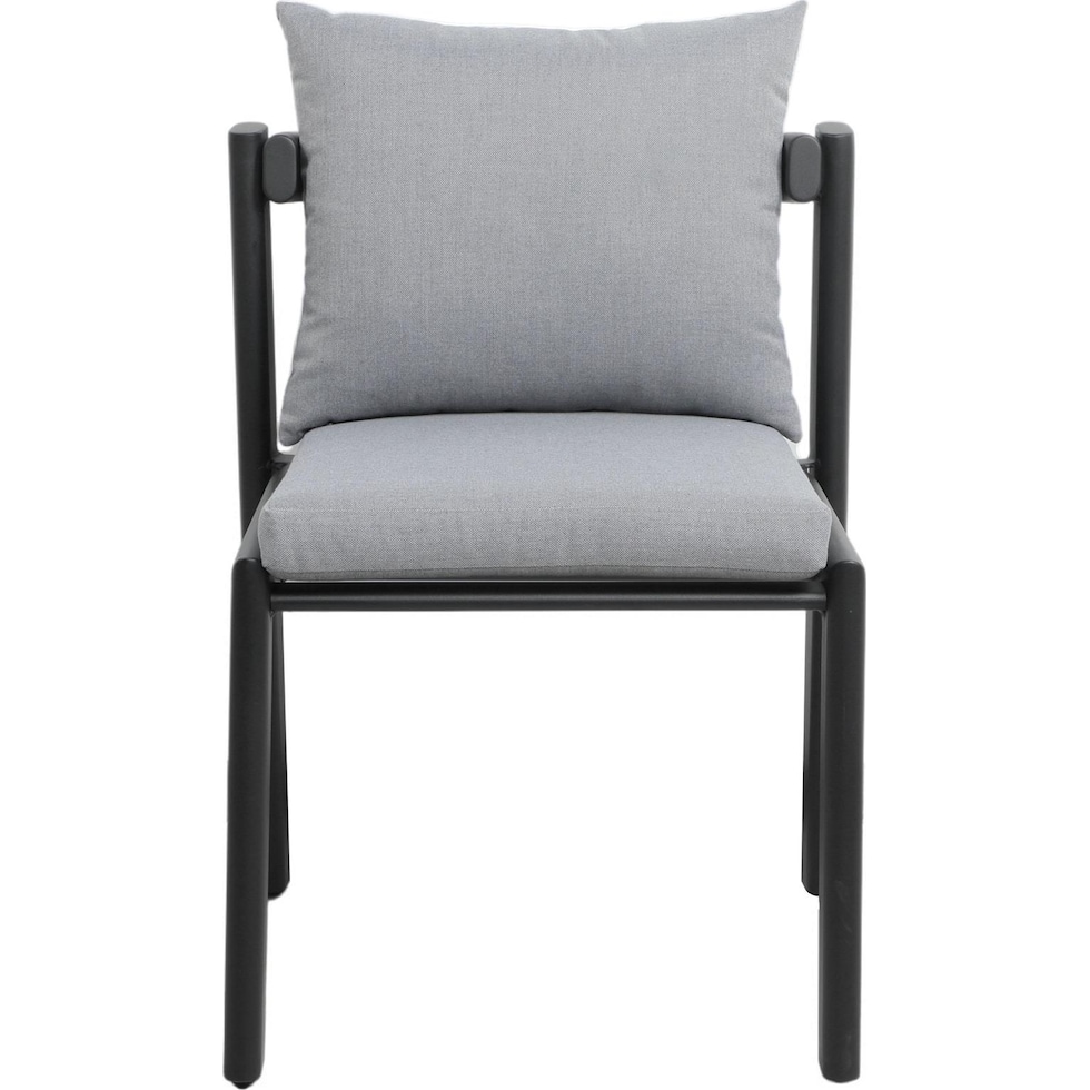 scottsdale gray outdoor dining chair   