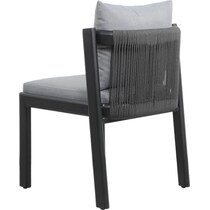 scottsdale gray outdoor dining chair   