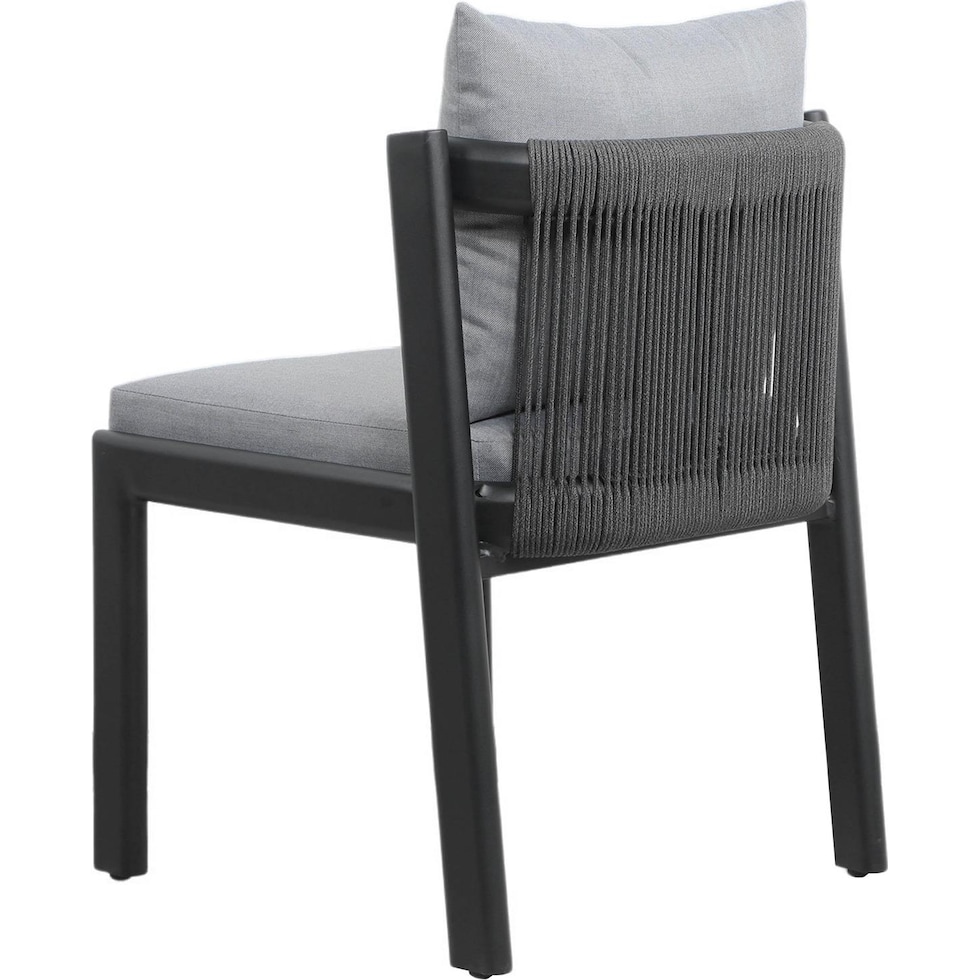scottsdale gray outdoor dining chair   