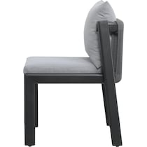 scottsdale gray outdoor dining chair   