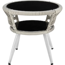 scottsdale off white gray outdoor chair set   