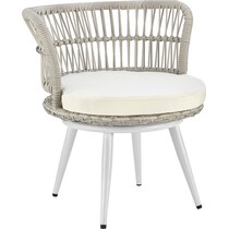 scottsdale white outdoor chair set   