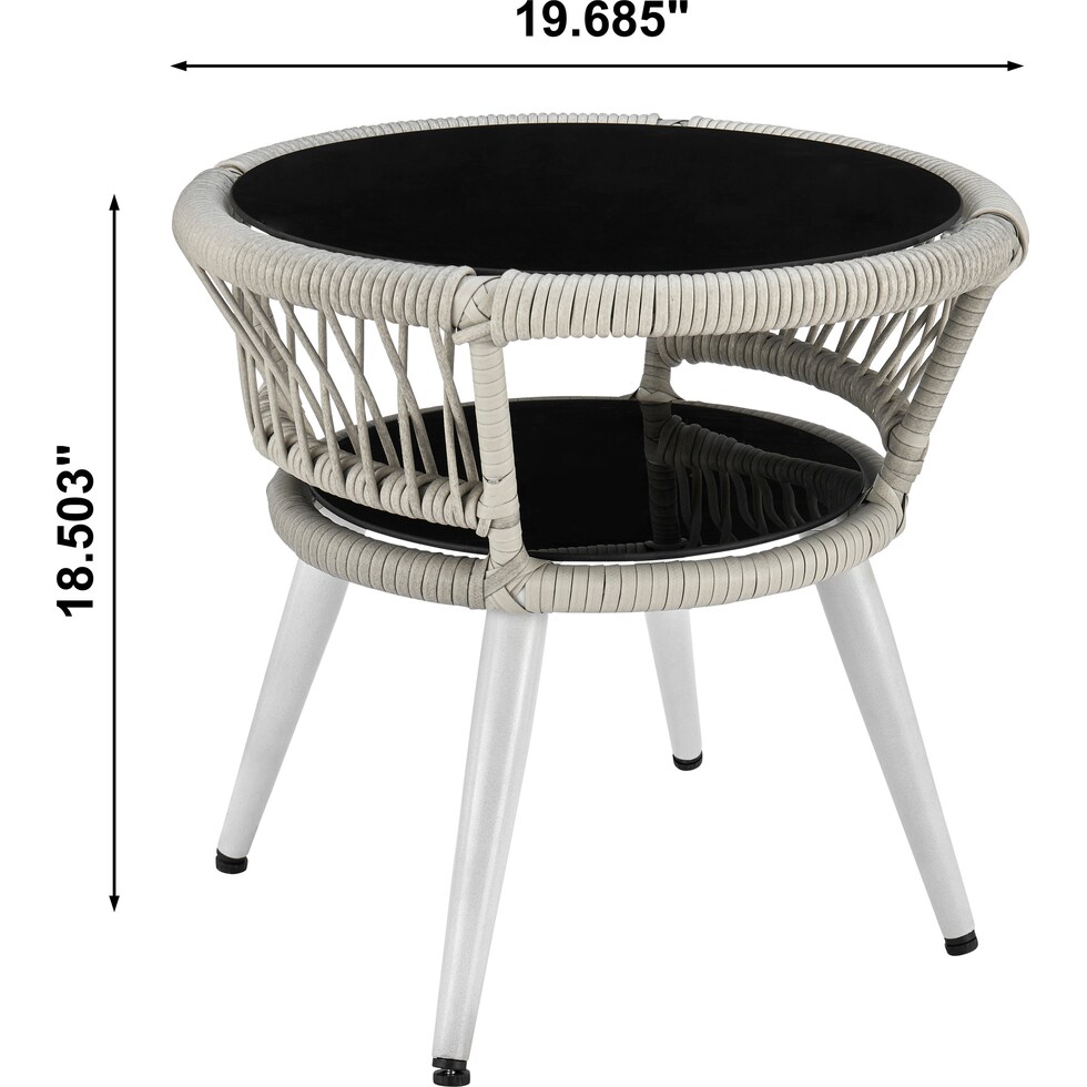 scottsdale white outdoor chair set   