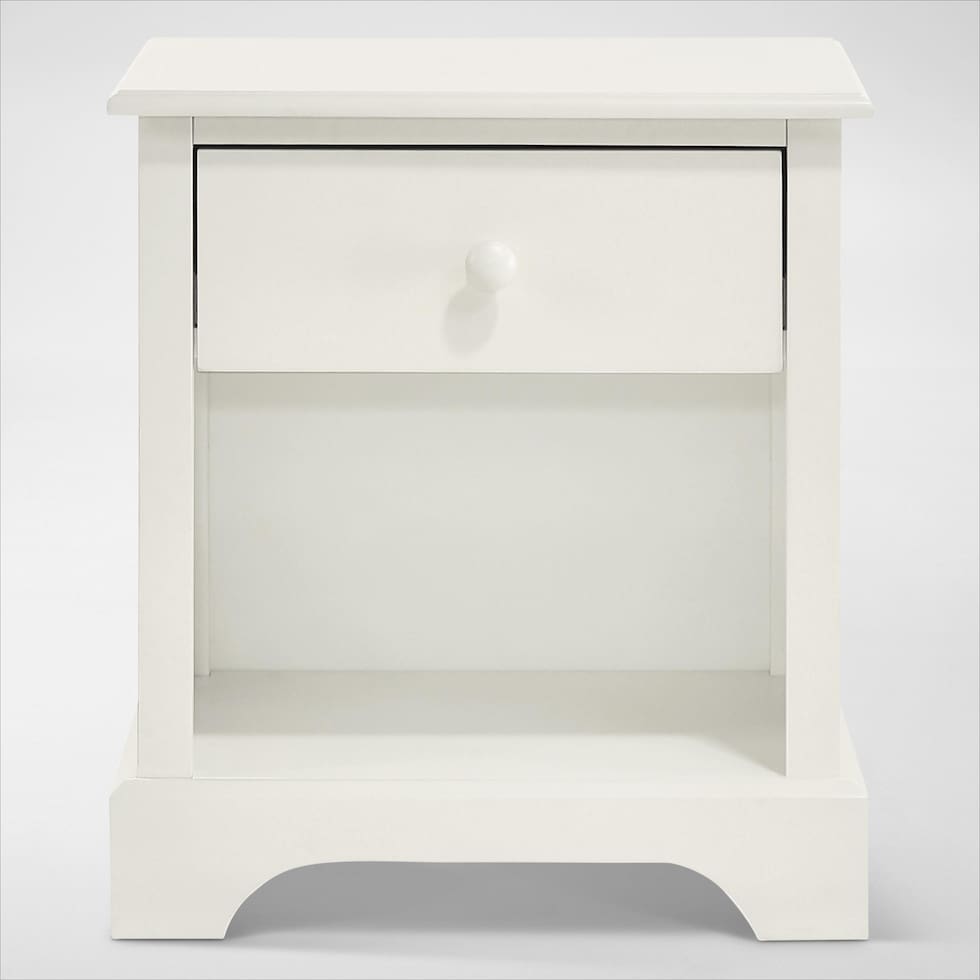scout white nightstand   