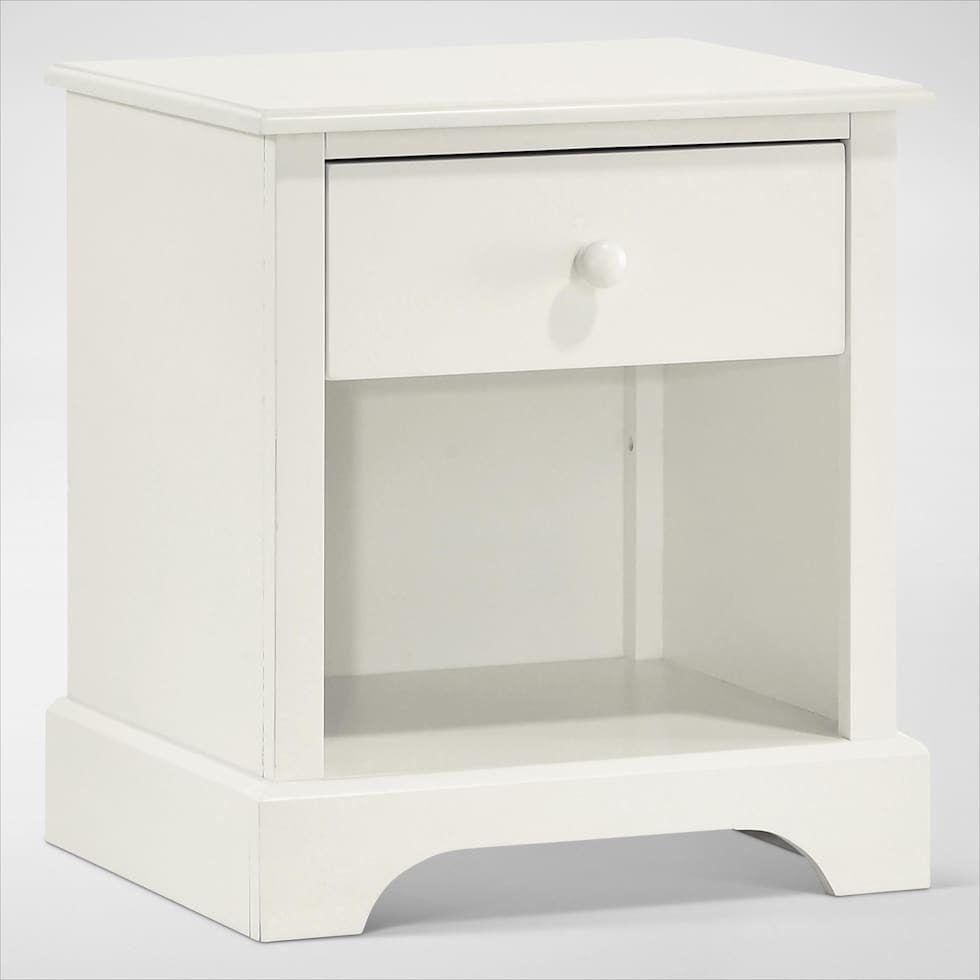 scout white nightstand   