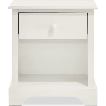 Scout Nightstand with USB Charging - White