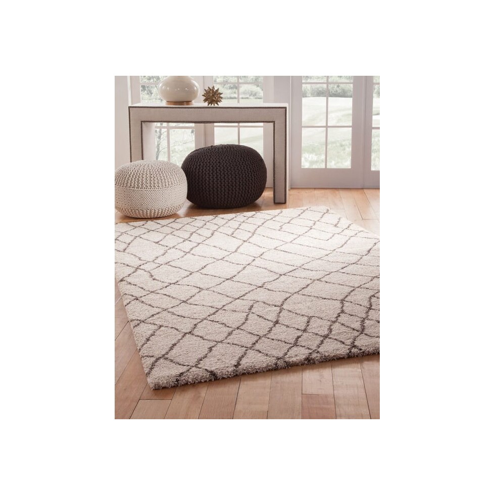 scribb light brown area rug  x    
