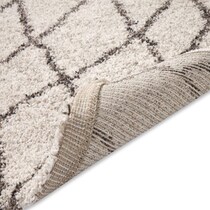 scribb light brown area rug  x    