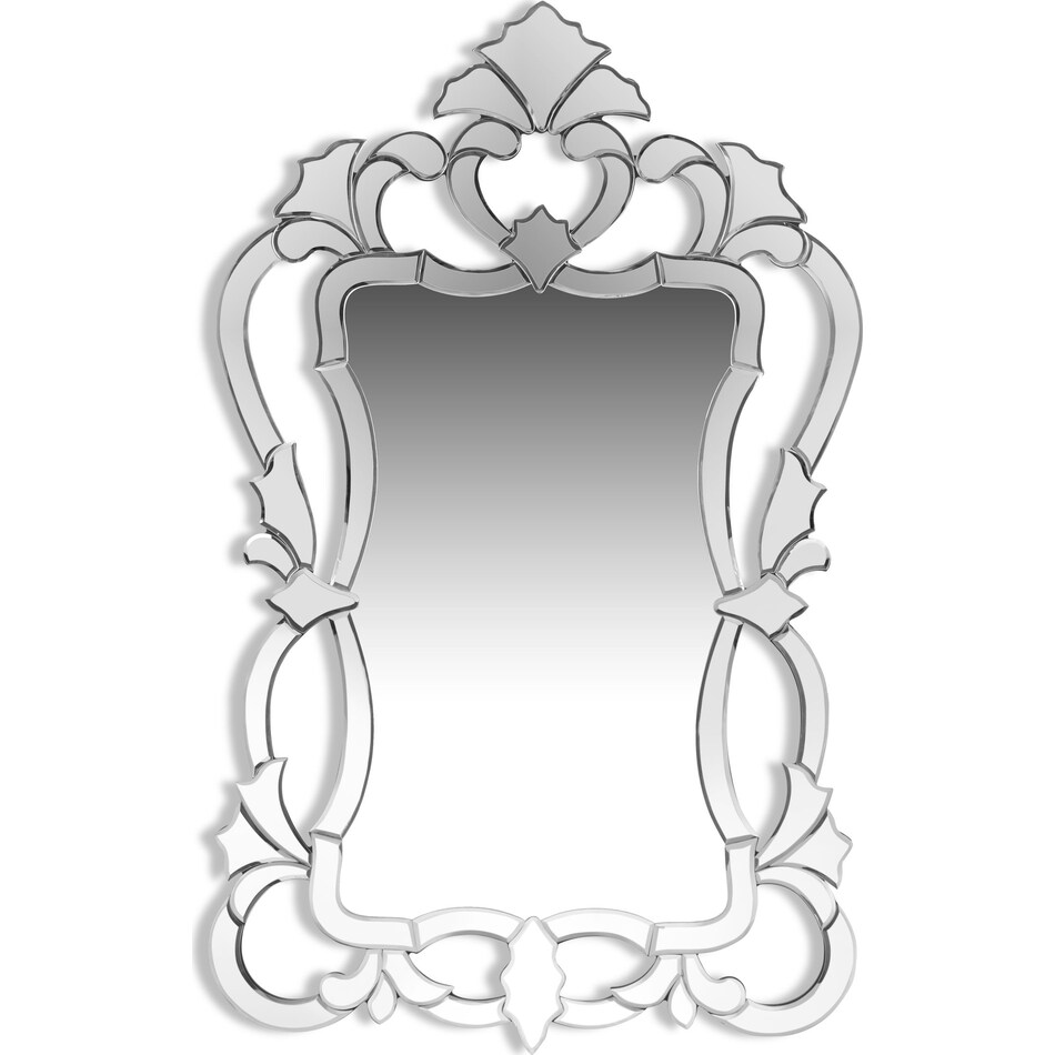 sculpted mirror gray mirror   