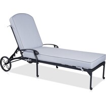 seabrook gray outdoor chaise   