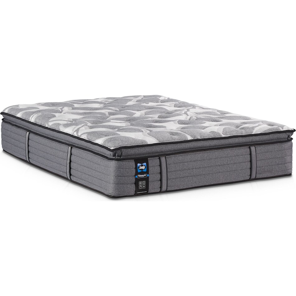 sealy avonlea gray twin mattress   