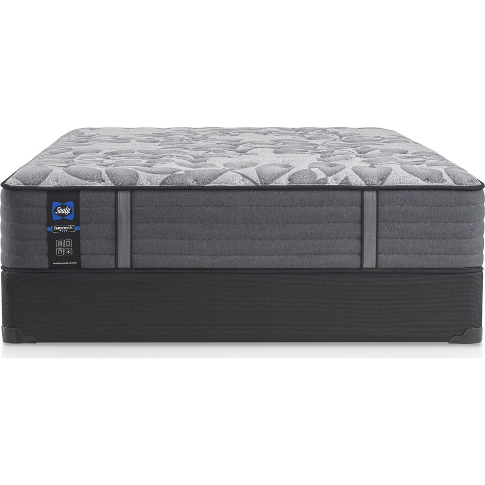 Sealy® Avonlea Medium Twin Mattress and LowProfile Foundation Set