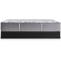 sealy dantley gray king mattress split foundation set   