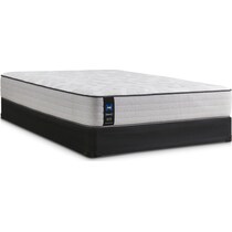 sealy diggens gray california king mattress split low profile foundation set   