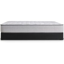 sealy diggens gray california king mattress split low profile foundation set   