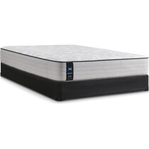 sealy diggens gray king mattress split low profile foundation set   