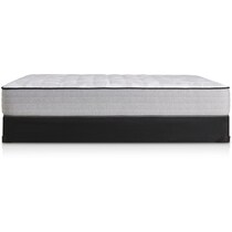 sealy diggens gray king mattress split low profile foundation set   