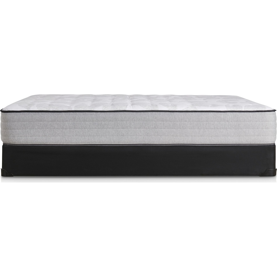 sealy diggens gray queen mattress foundation set   