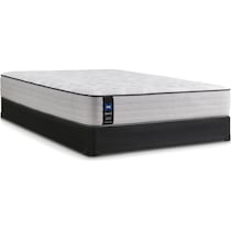 sealy diggens gray twin mattress low profile foundation set   
