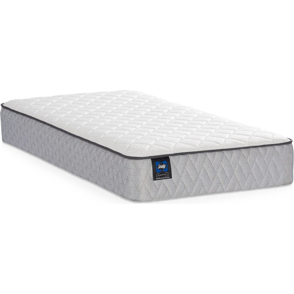 sealy elmcroft white queen mattress split low profile foundation set   