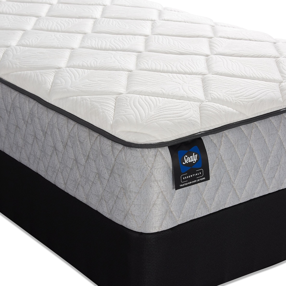 sealy gilroy white queen mattress foundation set   