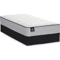 sealy gilroy white queen mattress split low profile foundation set   