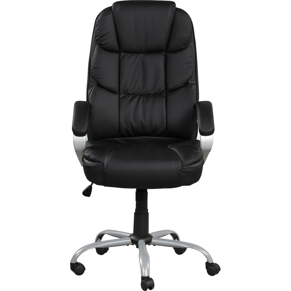 sealy black desk chair   
