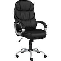 sealy black desk chair   