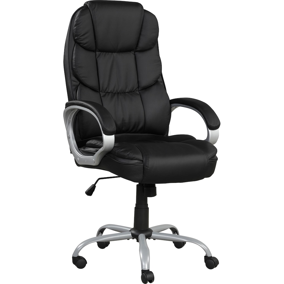 sealy black desk chair   