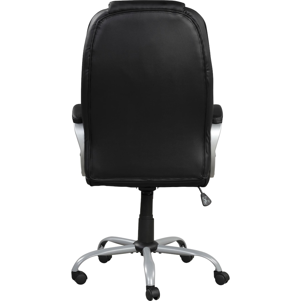 sealy black desk chair   