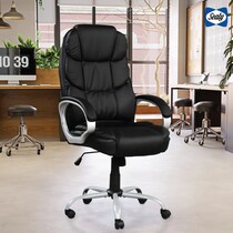 sealy black desk chair   